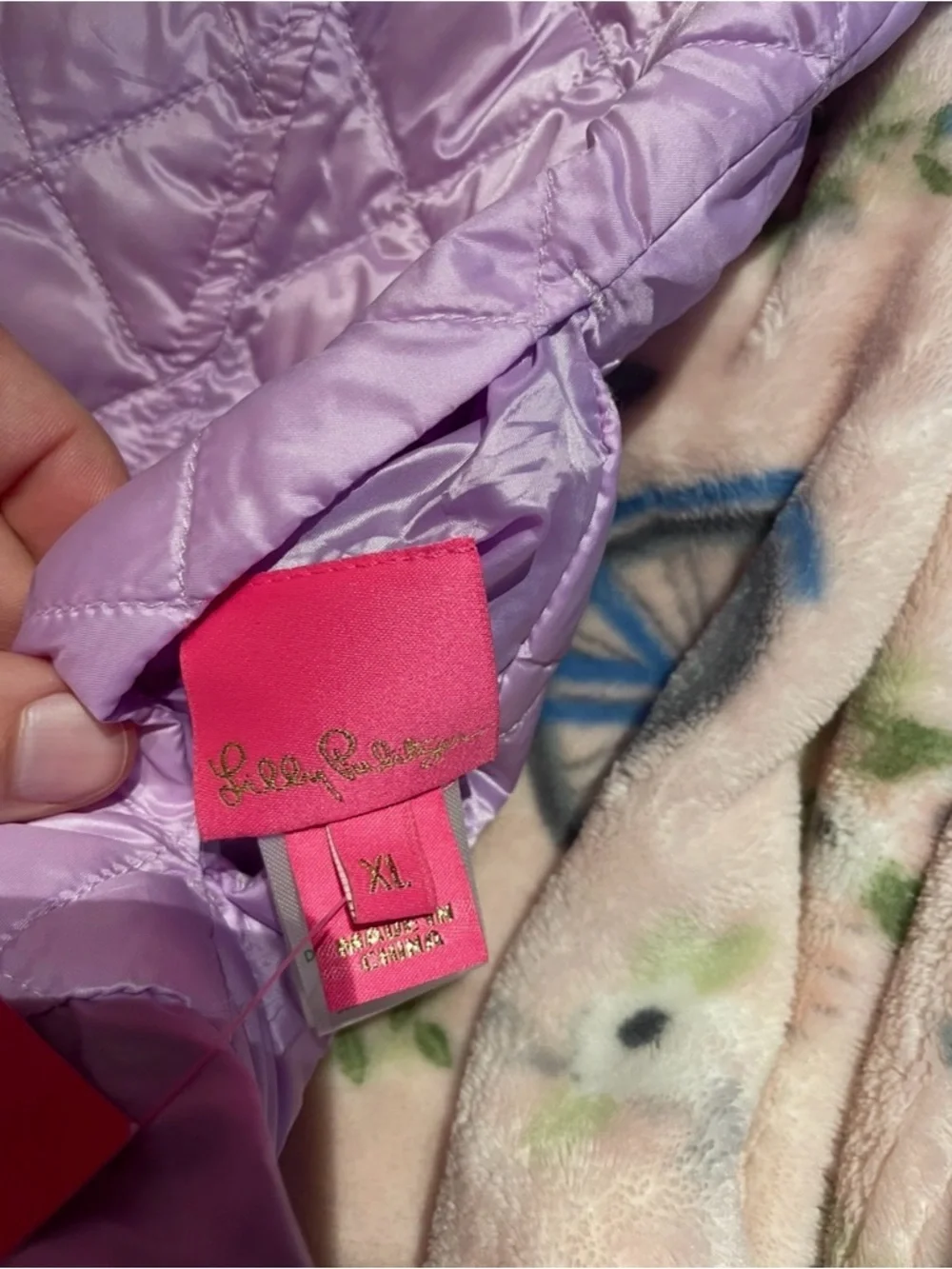 NWT Lilly Pulitzer Light Orchid Reversible Vest